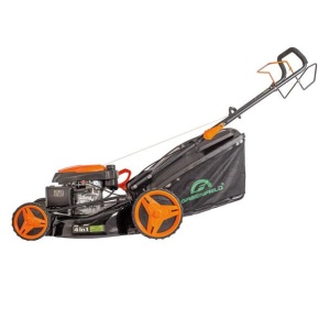 Masina de tuns gazonul pe benzina cu autotractiune Greenfield G-MTG530ARW-TX, 5.36 cp, 196 cmᶟ, 52.5 cm latime lucru, 7 trepte taiere, 70 l sac colector - Img 4