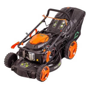 Masina de tuns gazonul pe benzina cu autotractiune Greenfield G-MTG530ARW-TX, 5.36 cp, 196 cmᶟ, 52.5 cm latime lucru, 7 trepte taiere, 70 l sac colector - Img 6