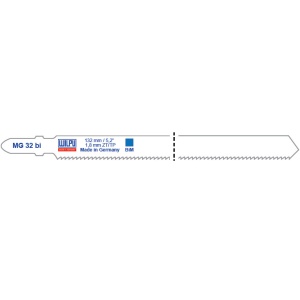 MG 32 BI Panza Bi-Metal pentru fierastrau vertical, pentru metale feroase si neferoase / 5 bucati, DIM 132 x 9.8 x 1.0 mm