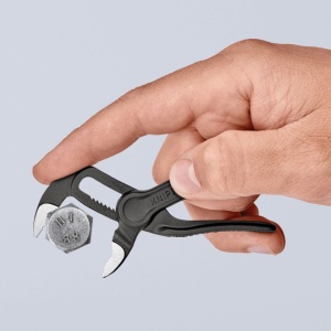 Mini cleste regrabil, KNIPEX Cobra XS, deschidere 1", 100 mm - Img 7