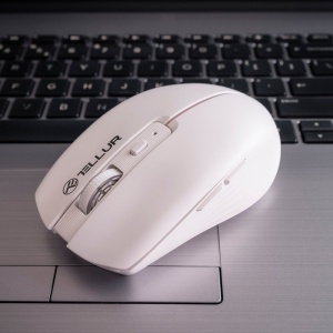 Mouse wireless Tellur, Silent Click, Alb - Img 3