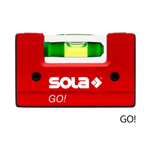 Nivela cu bula (boloboc) Sola GO! Clip, cu clips curea - Img 2