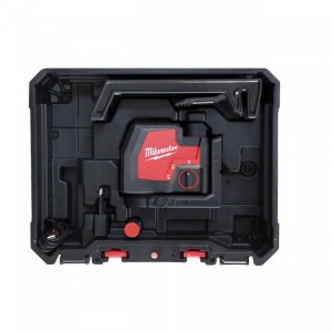 NIVELĂ LASER CU 2 PLANURI CU FASCICUL VERDE, REÎNCĂRCABILĂ REDLITHIUM™ USB L4 CLL-301C