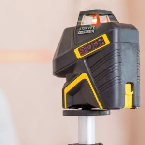 Nivela laser rotativa 360 + laser cu 2 puncte Stanley Fatmax FMHT1-77416, dioda rosie - Img 5