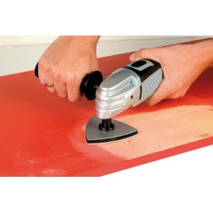 Pad de slefuire triunghiular Wolfcraft 3996000, cu scai pentru hartie cu dimensiunea de 95 mm - Img 2