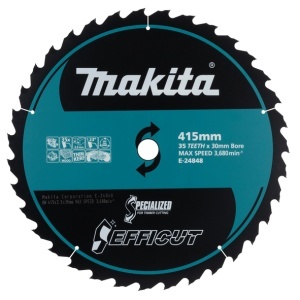 Panza fierastrau circular, lemn Makita EFFICUT415x30x2.3 mm, 35 dinti
