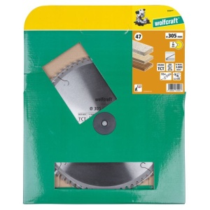Panza pentru fierastrau circular de masa Wolfcraft 6549000, diametru 305 mm, diametru interior disc 30 mm, latime taiere 3.0 mm, 72 dinti, seria orange. - Img 2