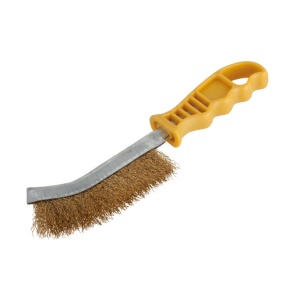Perie de sarma de mana Wolfcraft 2716000, 265 mm alama, maner plastic