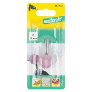 Piatra de slefuit sferica Wolfcraft 2170000, prelucrare mixta, ax prindere 6 mm, diametru 24 mm - Img 4
