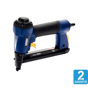 Pistol de batut capse pneumatic Rapid PS101 capse 53 6-16mm, 300 capse 53 10mm, cheie hexagonala, 3 reductii furtun aer comprimat, 2 ani garantie 5000051 - Img 2