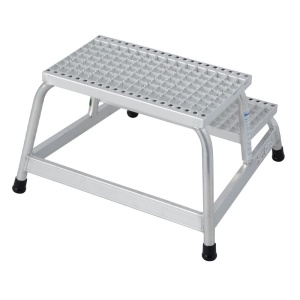 Platforma cu podest tip gratar, 2 trepte, inaltime de lucru 2.40m - Img 2