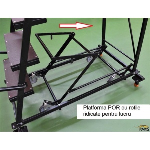 Platforma RARIS la 60°, din otel, deplasare si blocare cu sistem de ridicare_coborare, tip POR - Img 8