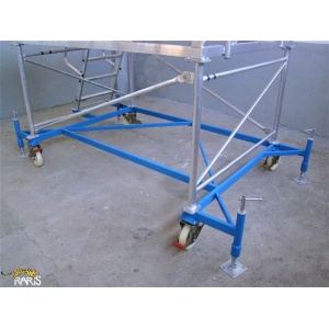 Platforma RARIS la 60°, mobila, rigidizata, baza otel, structura aluminiu,cu podina extinsa, tip PBE - Img 8