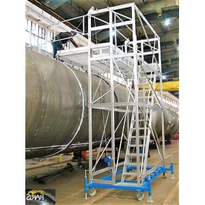 Platforma RARIS, mobila, rabatabila, in consola, din aluminiu si otel, tip PCMC - Img 3