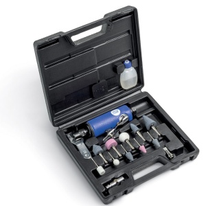 Polizor pneumatic drept (biax) FIAC, pentru taiere, 25000 rot/min, cu set accesorii 3-6 mm, Michelin - Img 1