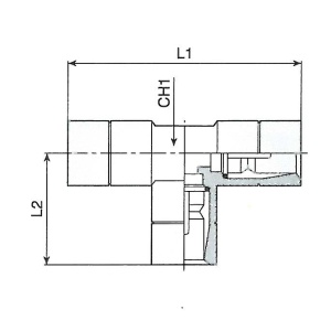 Racord automat push-in tip T Fiac pentru furtun de 10 mm - Img 2