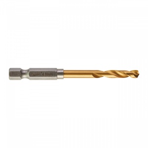 RED HEX - Burghie SHOCKWAVE™ HSS-Ground Titan pentru metal Milwaukee Ø 4.8x29x78 mm - blister 1 buc