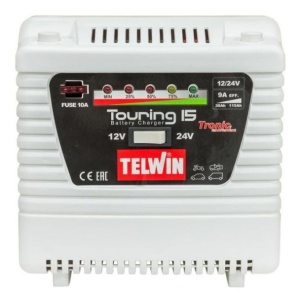 Redresor baterii Telwin TOURING15, tensiune incarcare 12/24 V, capacitate baterii Pb,GEL/AGM, MF 50-115/30-55 Ah - Img 2