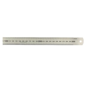 Rigla din oțel 30 cm - Img 1