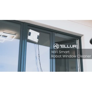Robot curățare geamuri WiFi Tellur Smart, RWC02, 72W, două rezervoare apă, anti cădere, alb - Img 12