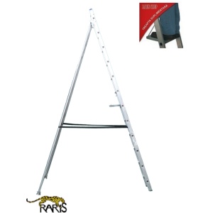 Scara aluminiu RARIS pentru gradina-livada cu 2 propte tip S2PD - Img 1