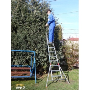 Scara aluminiu RARIS pentru gradina si livada rigidizata tip S1PA - Img 7