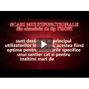 Scara aluminiu RARIS profesionala cu 3 tronsoane tip 3N - Img 3