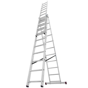 Scara multifunctionala din aluminiu Corda, 3x8 trepte - Img 8
