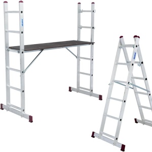 Scara / schela mobila Corda, aluminiu, 6 trepte - Img 1