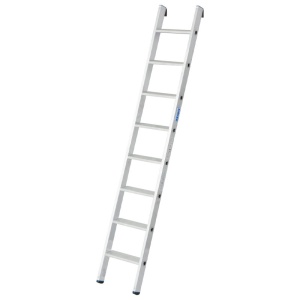 Scara simpla din aluminiu cu trepte late STABILO, 8 trepte - Img 1