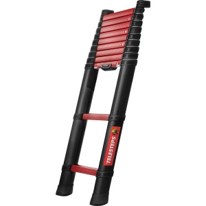 Scara telescopica pentru pompieri si salvare, Telesteps, Rescue Line, rosie, 3.5m, EN1147, 11 trepte, sarcina maxima 500kg - Img 2