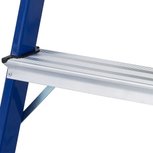 Scara tip platforma, 2 trepte, lungime platforma 1m, inaltime de lucru 2.45m, MONTO StepTop - Img 8