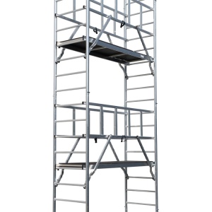 Schela Protec XS1000, 0,6 x 2m, aluminiu, inaltime lucru 10,7m - Img 8