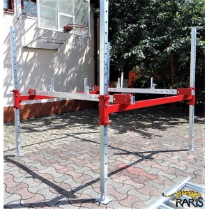 Schela RARIS din otel zincat si aluminiu, profesionala, pentru sali de sport, conferinte, spectacole, tip U1.6-S - Img 2