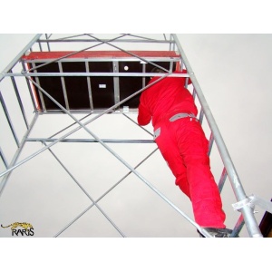 Schele , profesionale, mobile, din otel, suprafata podina 1.6x0.7m, Hlucrumax: 4.5-13.5m, tip S1.6 - Img 2