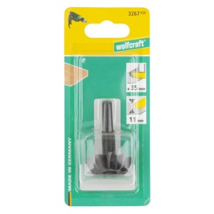 Semifreza de raionat/convex Wolfcraft 3267000, 35x11 mm, tija 8 mm - Img 4