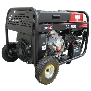 SENCI, Generator SC-300, Putere max. 3.5 kw, 230V, AVR, motor benzina, curent sudura 50 - 300 A - Img 4