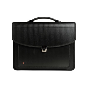 Servietă cu 7 compartimente și pentru laptop 15" Exactive Exatravel Exacompta 55734E, negru