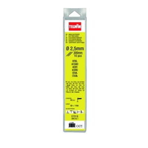 Set 10 electrozi bazici 2.5 mm Telwin 802621, E7018