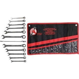 Set 12 chei combinate cu clichet BGS 8 - 19 mm - Img 2