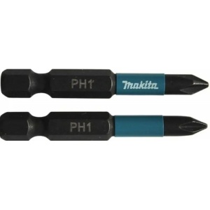 Set 2 biti Makita Impact Black Hex 1/4" 50mm PH1