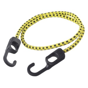 Set 2 corzi elastice cu carlige Wolfcraft 3292000, lungime 1 m, diametru 10 mm - Img 1