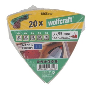 Set 20 foi abrazive autoadezive, 1866000, Gr. 40, 60, 80, 120, 180, 95 mm - Img 2