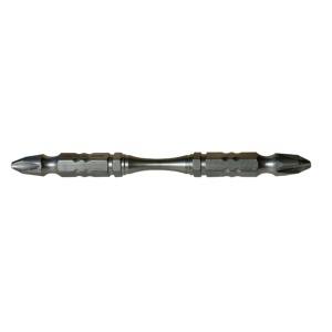 Set 3 biti Makita cu varf dublu TORSION PH2, 85mm