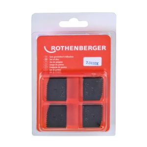 Set 4 buc fălci de tăiat filet, Rothenberger BSPT R, 1" - Img 2
