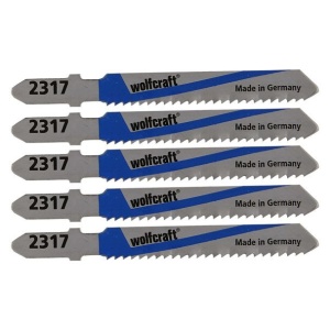 Set 5 panze pentru fierastrau pendular Wolfcraft 2367000, prindere in T, pentru metal, adancime taiere 3 - 6 mm - Img 1