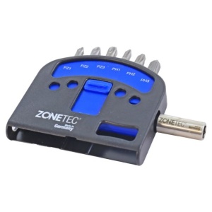 Set 6 biti PH si PZ Zonetec ZA1986-3, hex 1/4", cu suport bit magnetic 50 mm - Img 2