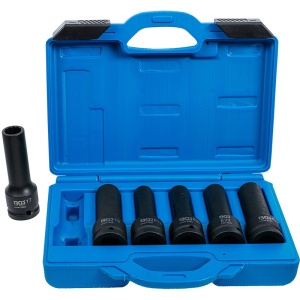 Set 6 chei de impact E18 - E24 + 17 - 19 mm, 3/4" pentru suruburi chiulasa camioane - Img 1