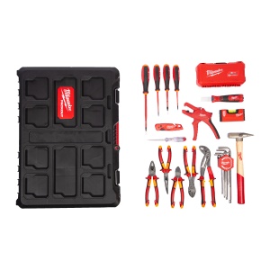 Set 62 piese MILWAUKEE PACKOUT™ pentru electricieni - Img 7