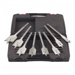 Set 8 burghie plate pentru lemn 12-32mm Milwaukee